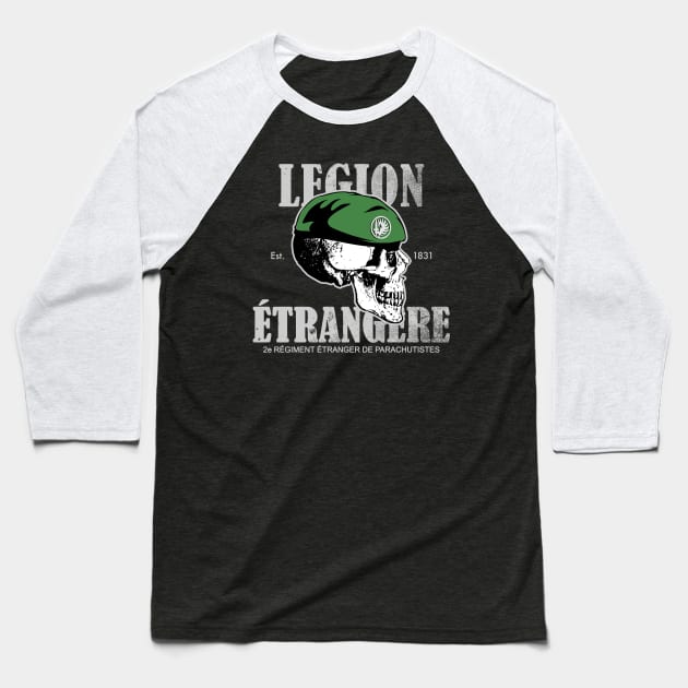 Légion Étrangère 2 REP (distressed) Baseball T-Shirt by TCP